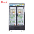 120-1000L Supermarket Upright Glass Door Cold Drink Showcase